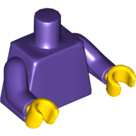 Lego tělo, tmavě fialová (6231756)